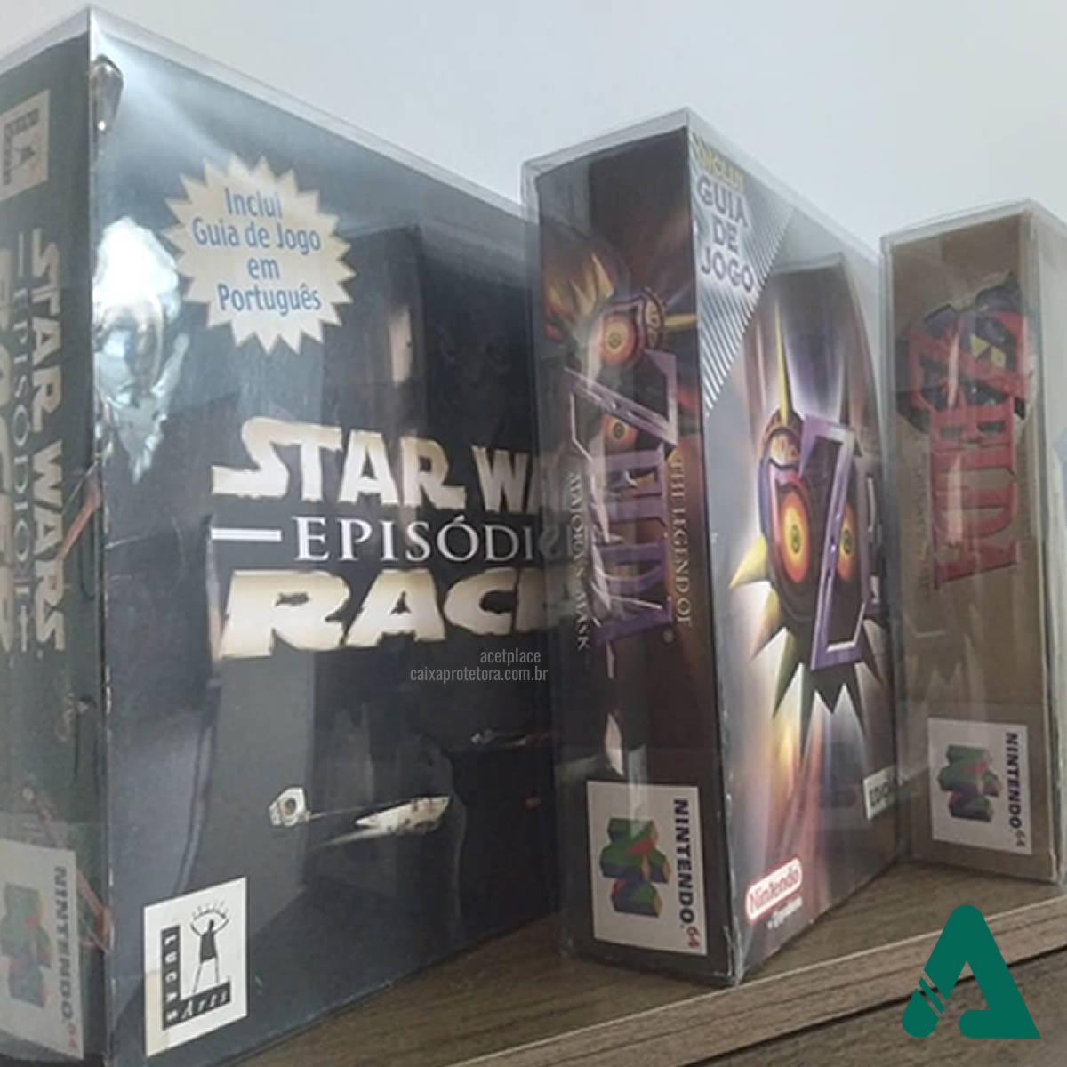 オブジェＢＯＸ Protetor Jogos Zelda Ocarina Zelda Majoras Star Wars Racer BigBox