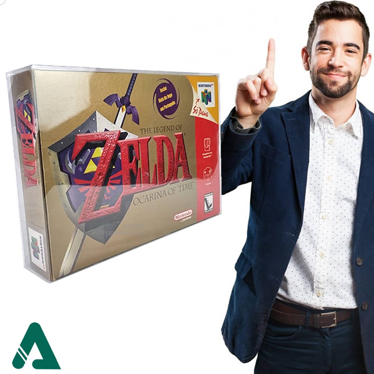 Protetor Jogos Zelda Ocarina Zelda Majoras Star Wars Racer BigBox