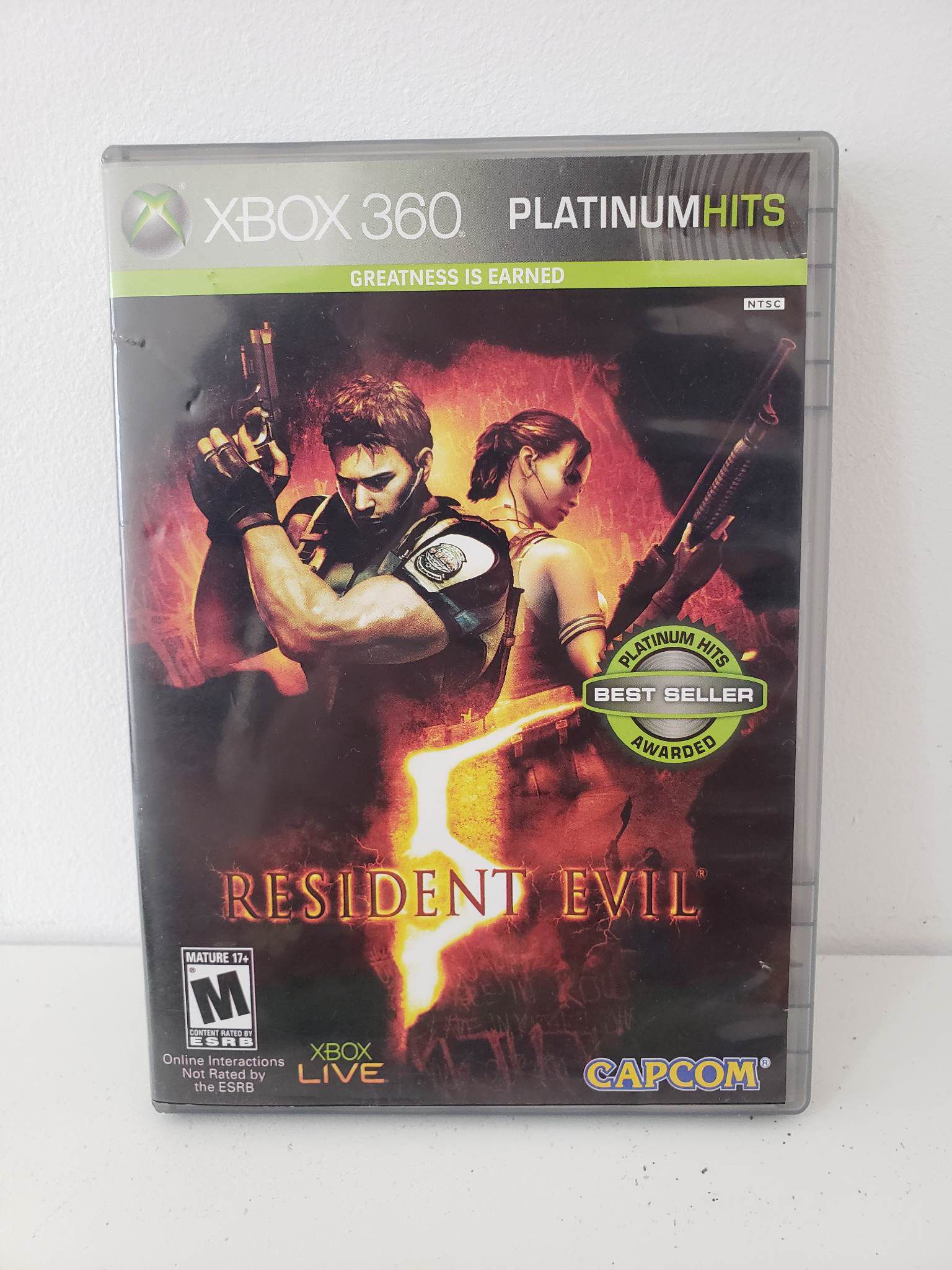 Jogo Xbox 360 Usado Resident Evil 5 Original Mídia Física - Power Hit Games