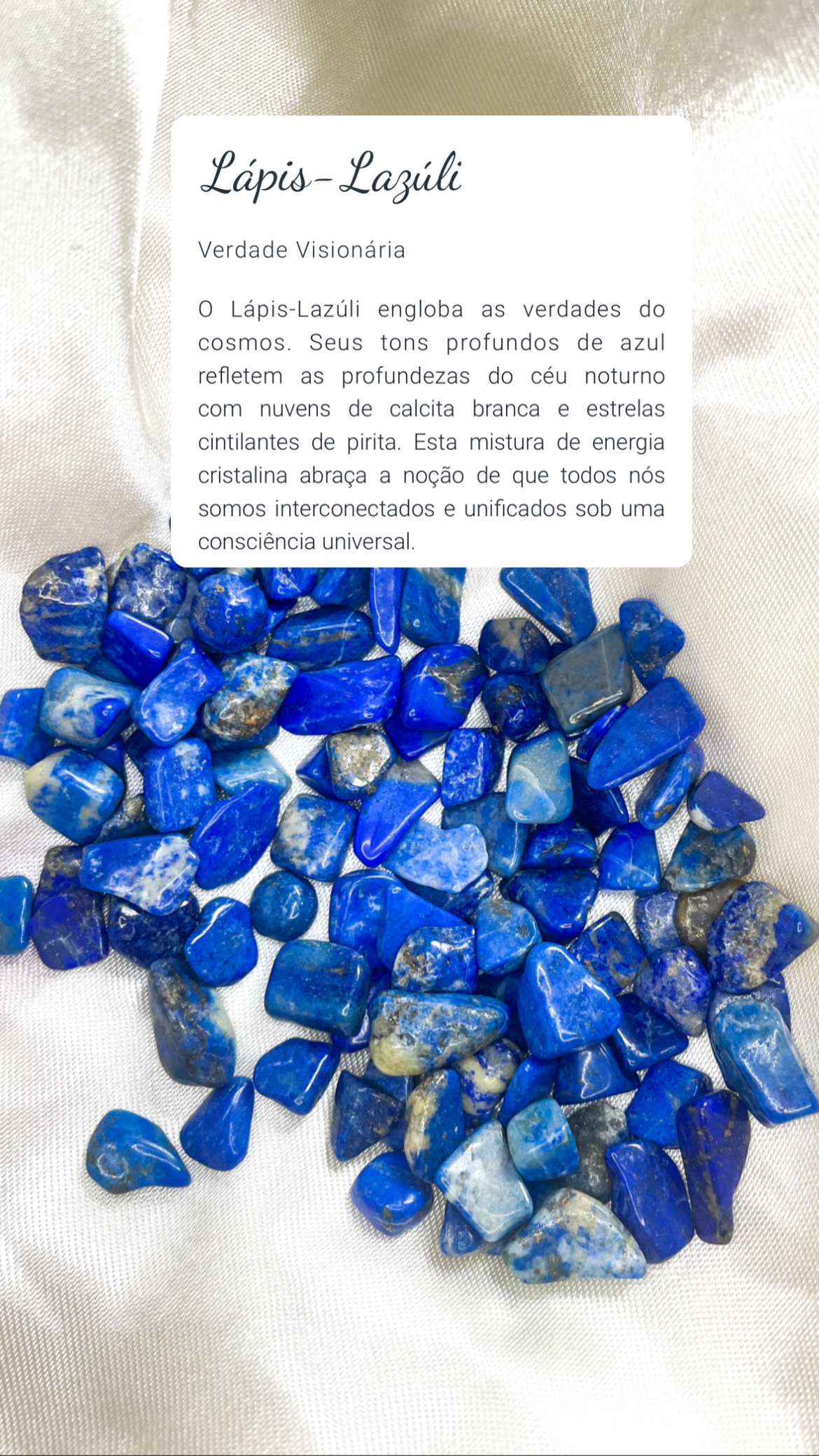 Lápis Lazúli Mini - Pedra da Iluminação | Cristais Naturais - Loja