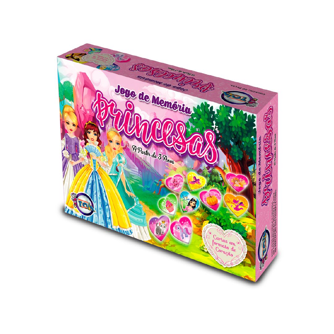 Princesas - Jogo de Memória - Toyster Brinquedos