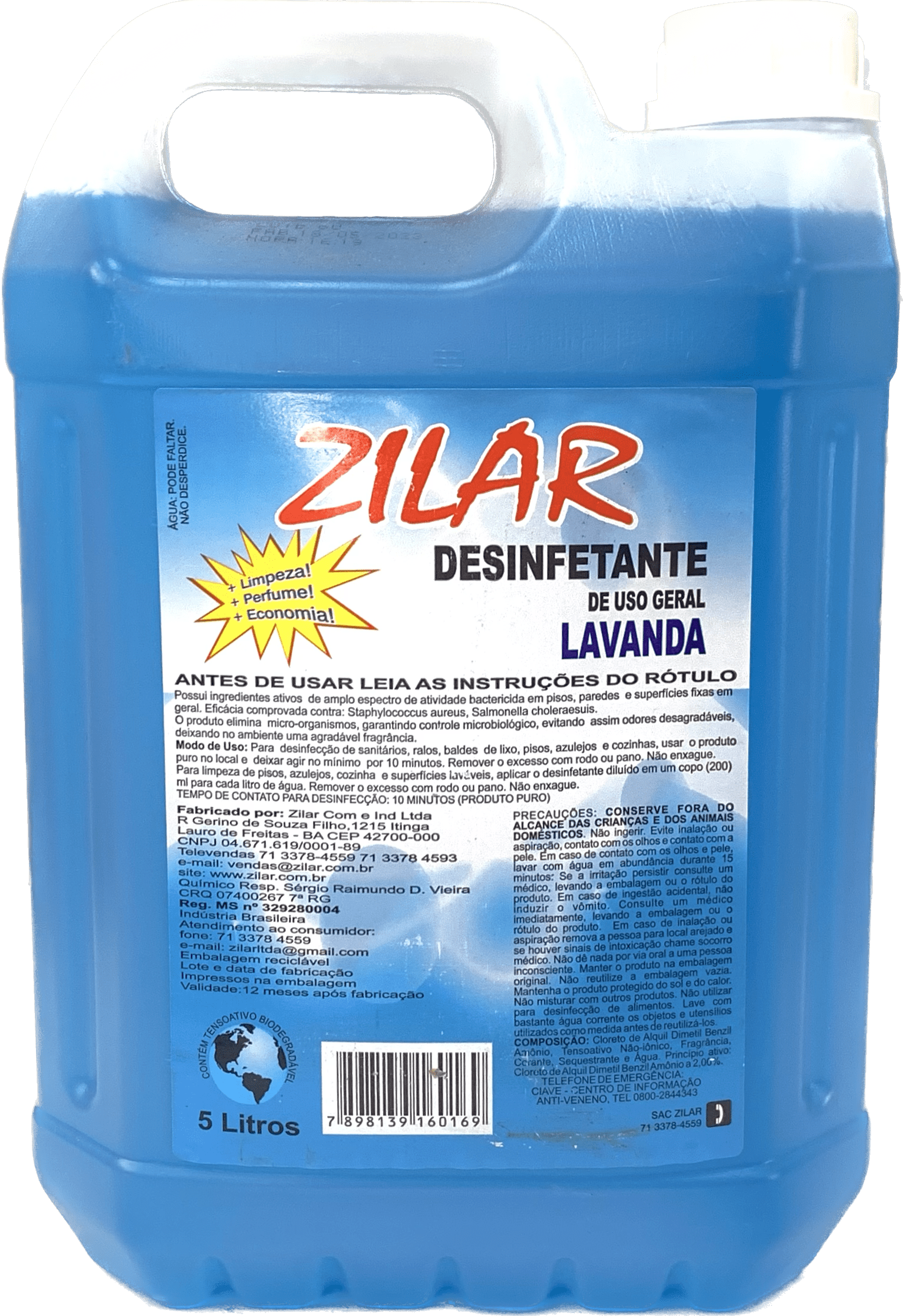 Cera Liquida Zilar Auto Brilho 5L - SuperLimpinho - O Supermercado da  Limpeza.