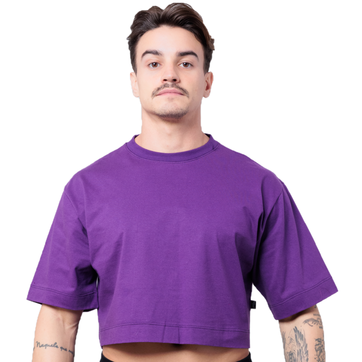Cropped Masculino Roxo Oversized - J Wilas _ Beachwear _ Sungas