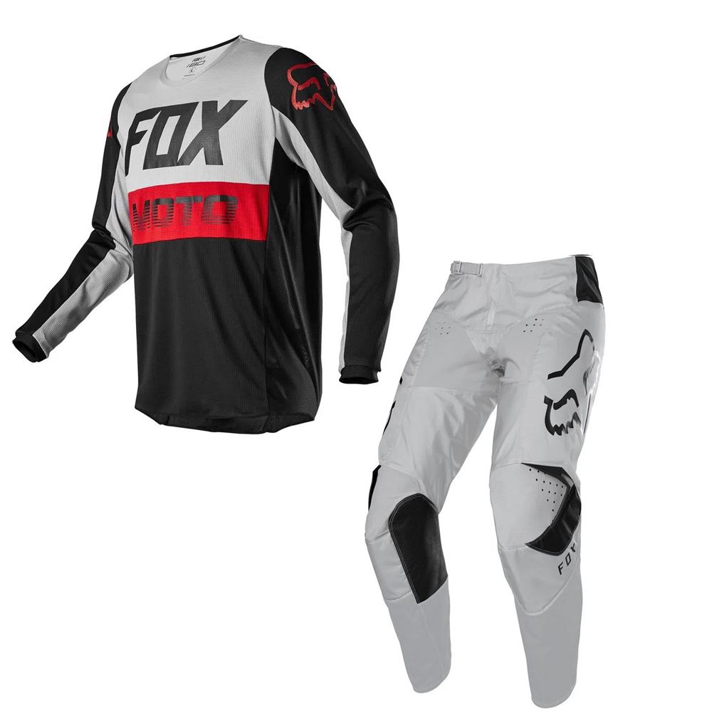 Conjunto Fox MX 180 Calça Prix + Camisa Fyce Cinza - 44/G - Webtrilhas -  Equipamentos de Moto Off-Road e On-Road