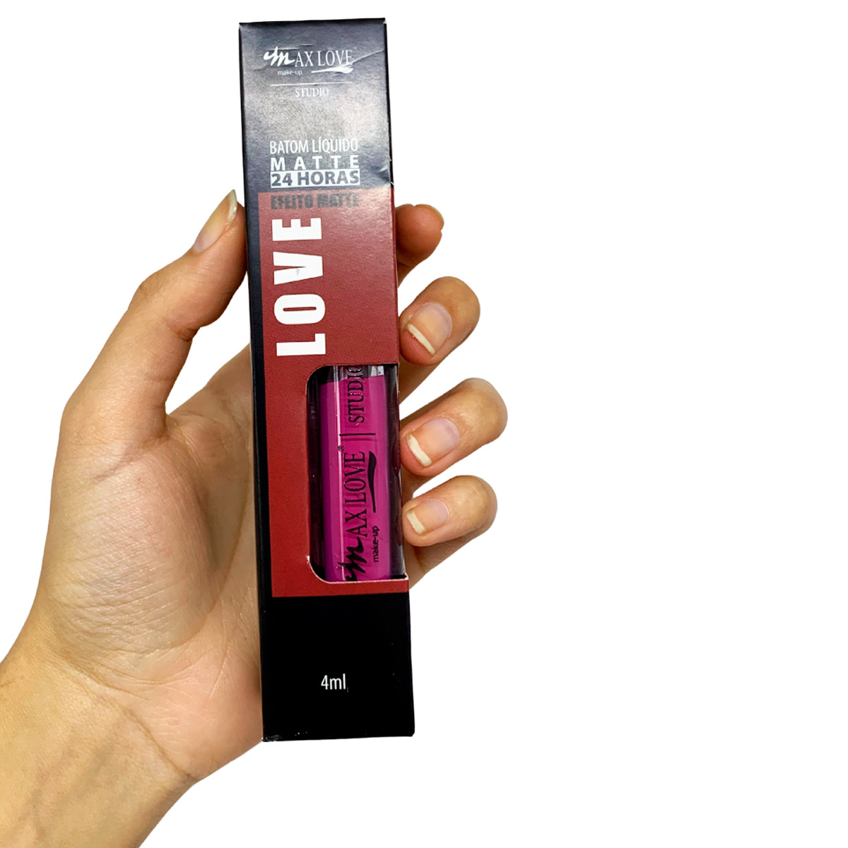 Batom Líquido Matte 24 Horas Box 02 Max Love | Fashion Makeup