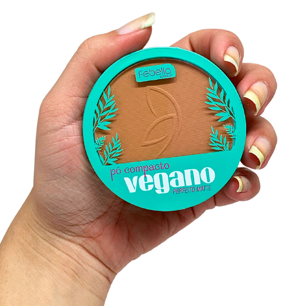 Pó Compacto Vegano Perfeito Matte Febella | Make Virtual - Virtual