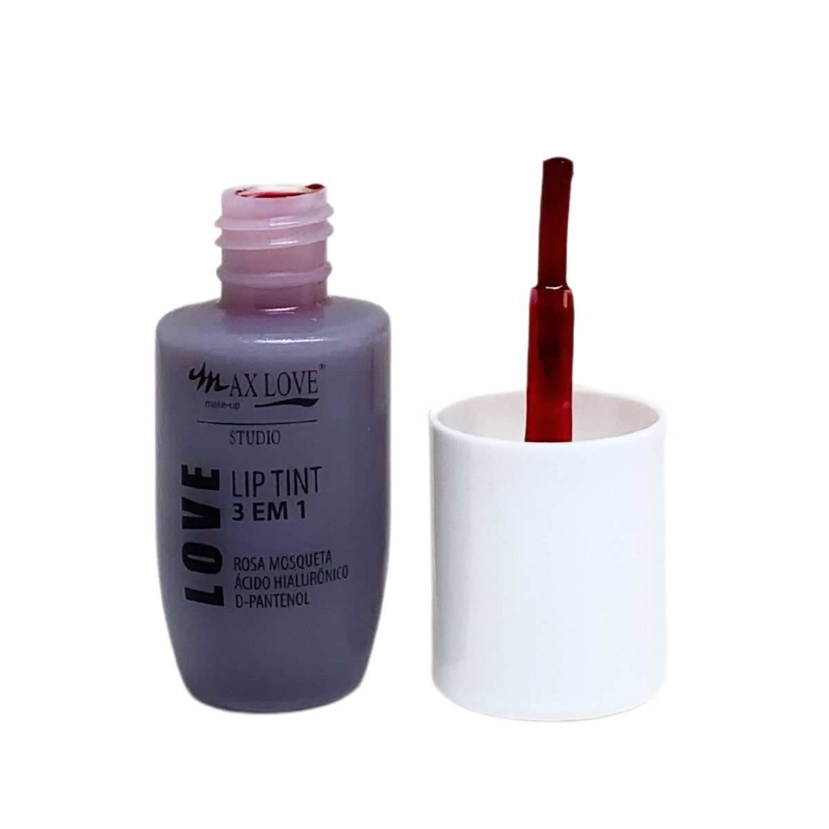 24 3 LOVEです！ Lip Tint Love 3 em 1 Max Love | Distribuidora de Maquiagem
