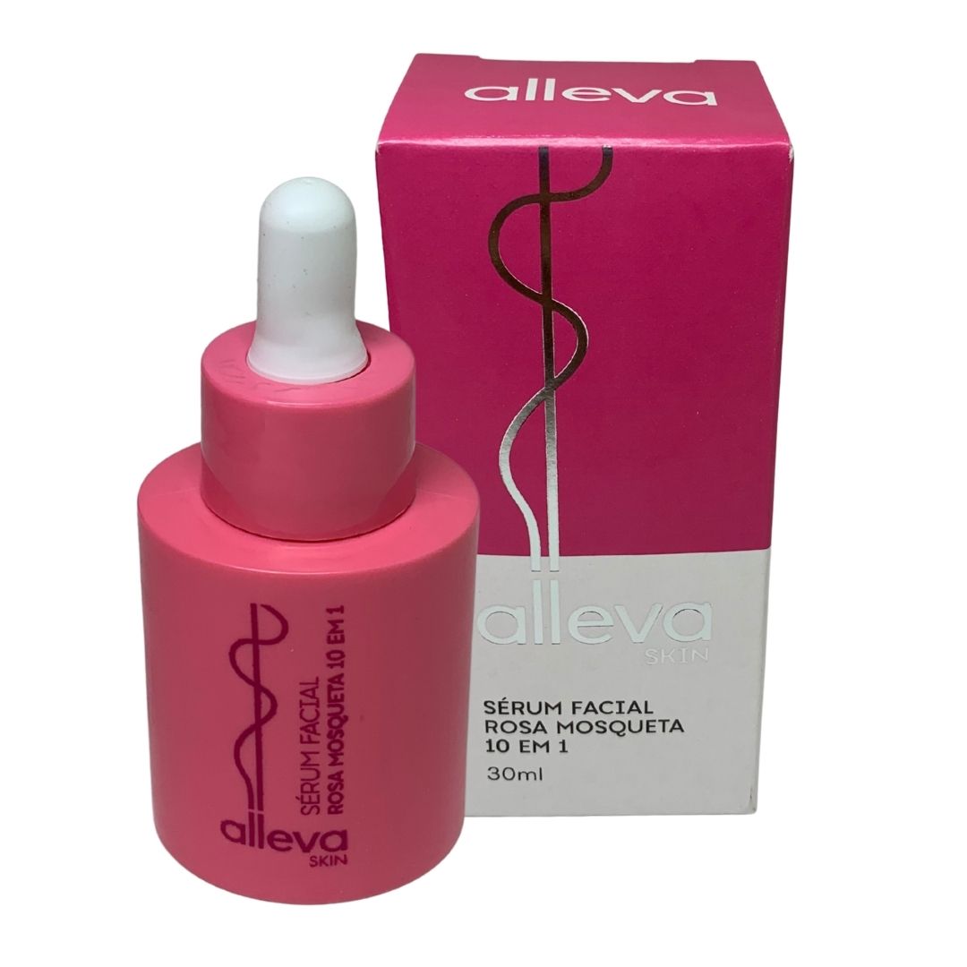 Sérum Facial Rosa Mosqueta 10 Em 1 Alleva Al7001 - para Estoque R
