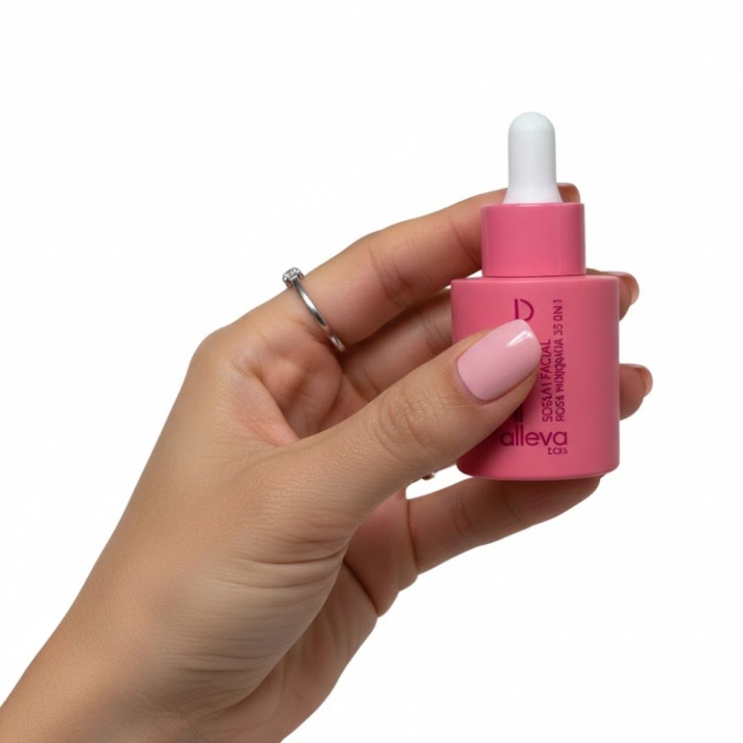 Sérum Facial Rosa Mosqueta 10 Em 1 Alleva Al7001 - para Estoque R