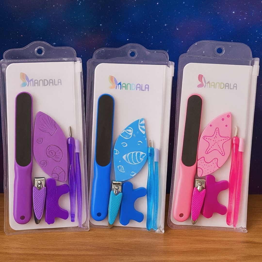 Kit Manicure 06 peças Mandala MM4018 | Virtual Make - Virtual Make