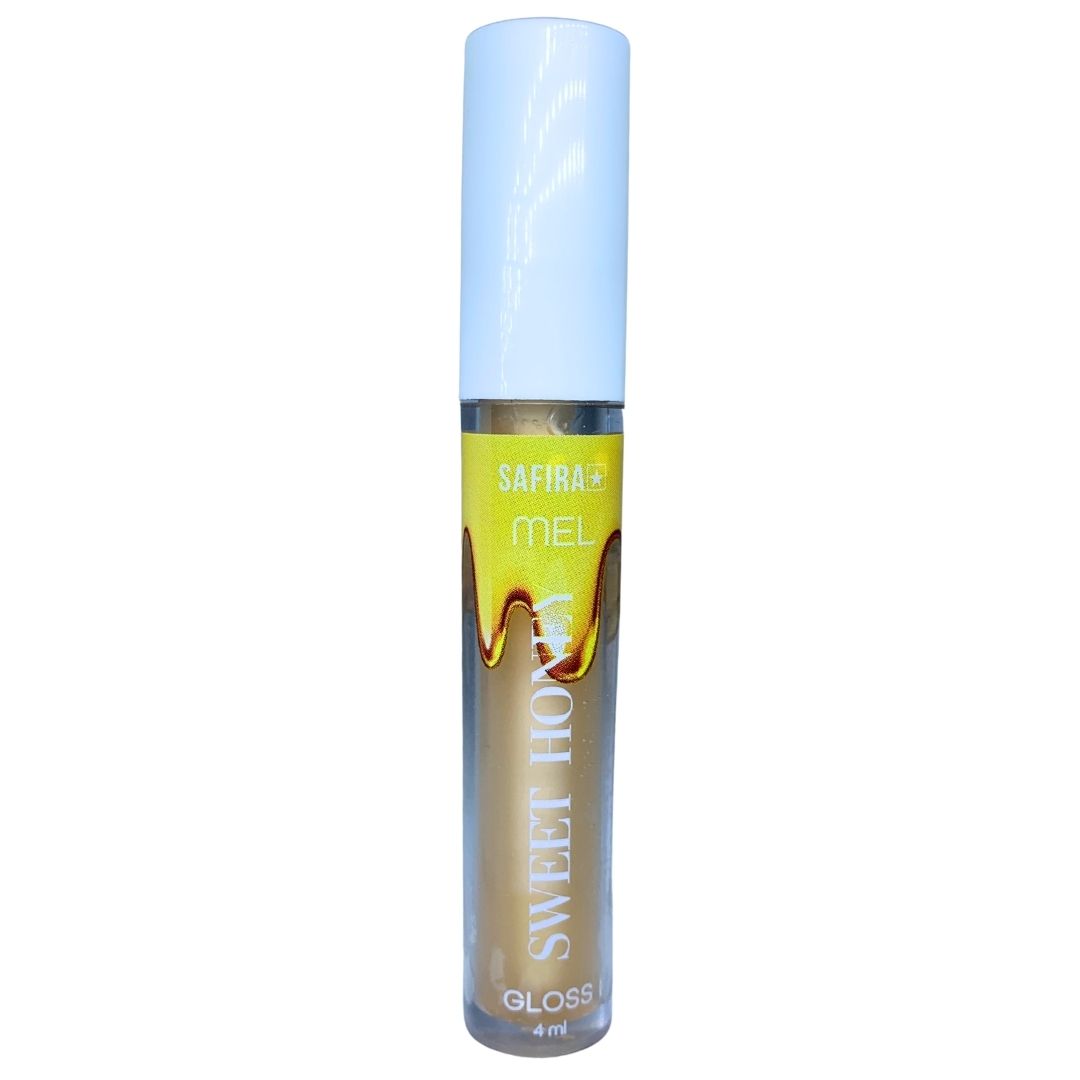 Gloss Sweet Honey Sabor Mel Safira – Maquiagem por 10 reais