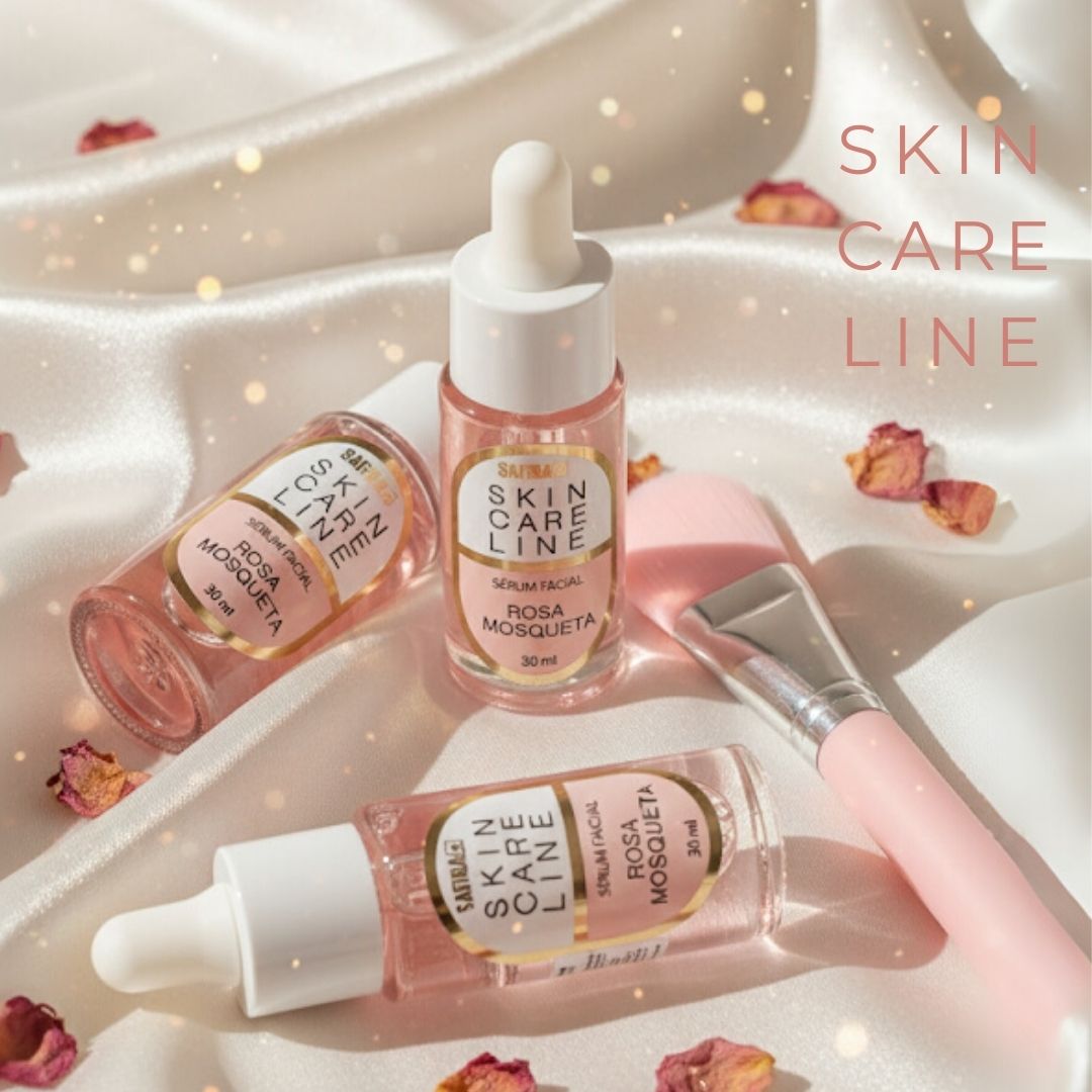 Sérum Facial Rosa Mosqueta Safira Box c/ 12 unid - Virtual Make
