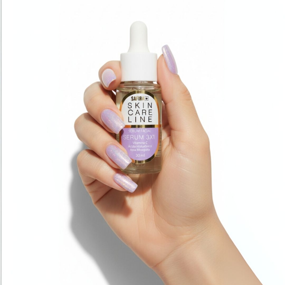 Sérum Facial 3x1 Safira 30ml - Box c/ 12 unid - Virtual Make
