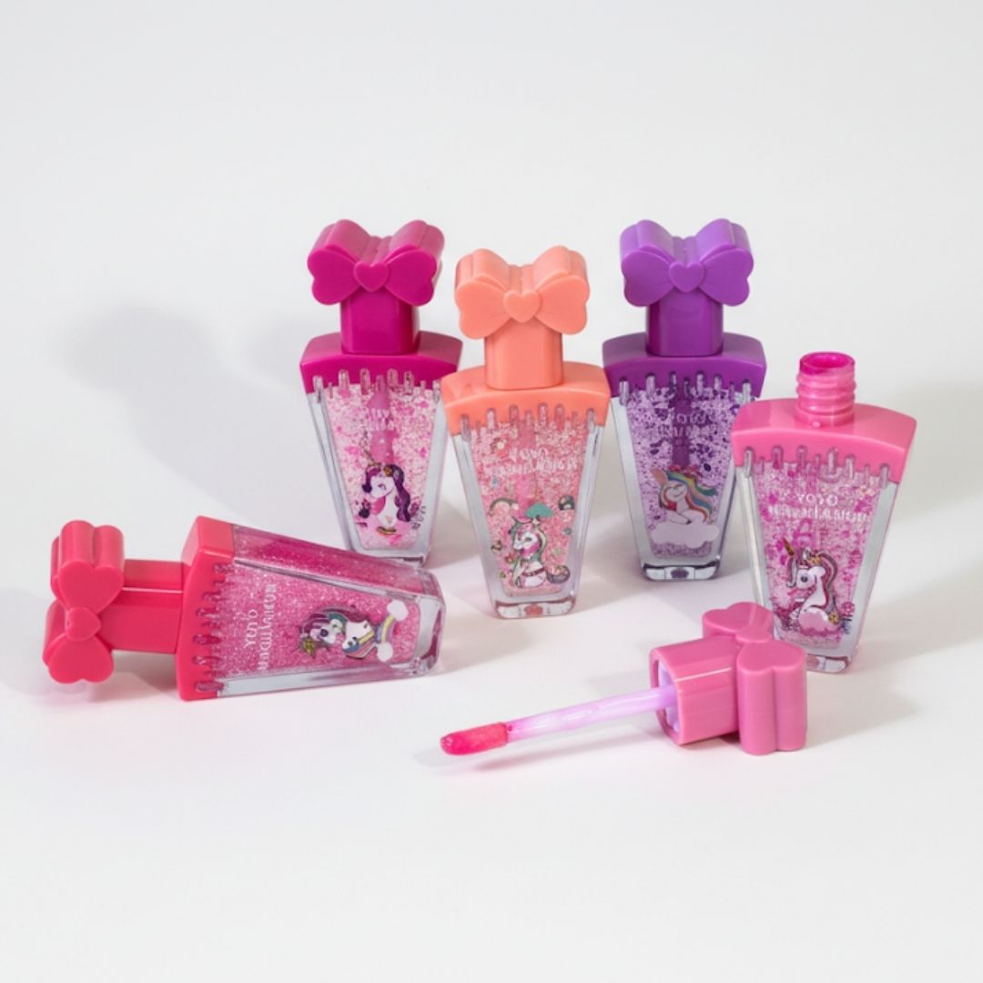 Lip Gloss Glitter Lacinho - Yoyo Maquiamor