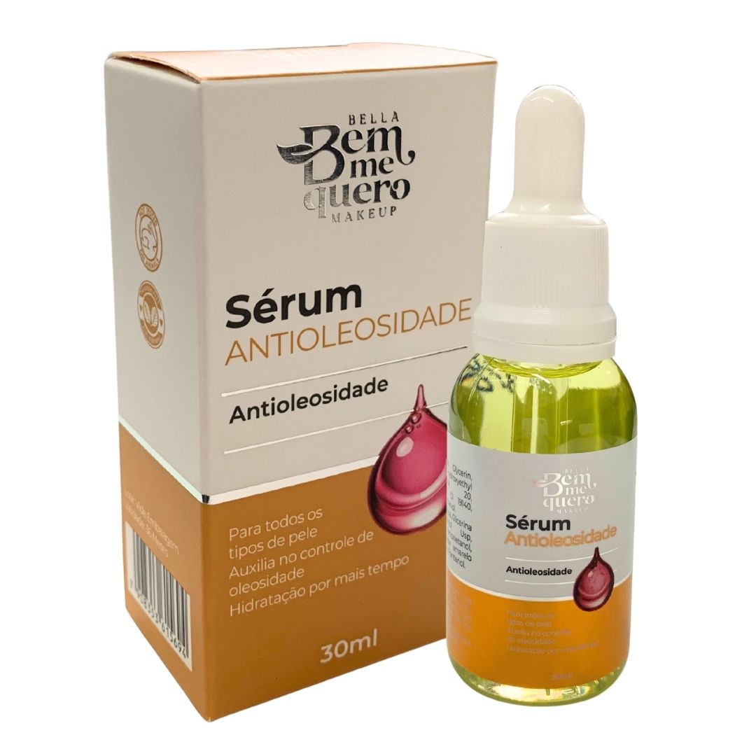 Sérum Antioleosidade Bella Bem Me Quero 30ml - Maquiagem.no
