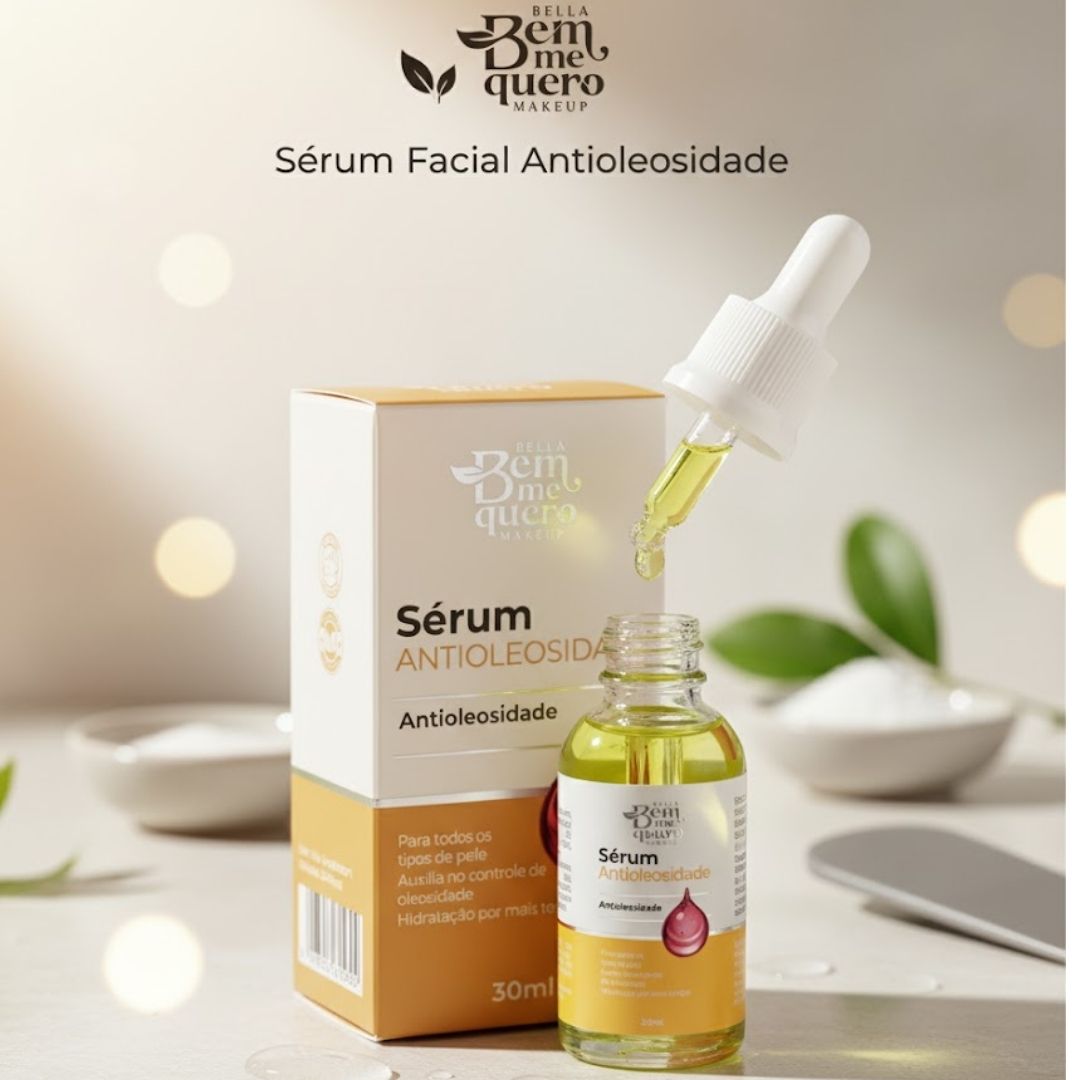 美容液 Belle Soufleuir Souffleur A Serum 30ml Sérum Facial Antioleosidade Bella Bem Me Quero - Virtual Make