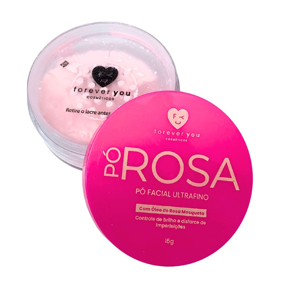Pó Facial Ultrafino Rosa Forever You FY018 - Virtual Make | Maquiagem ...