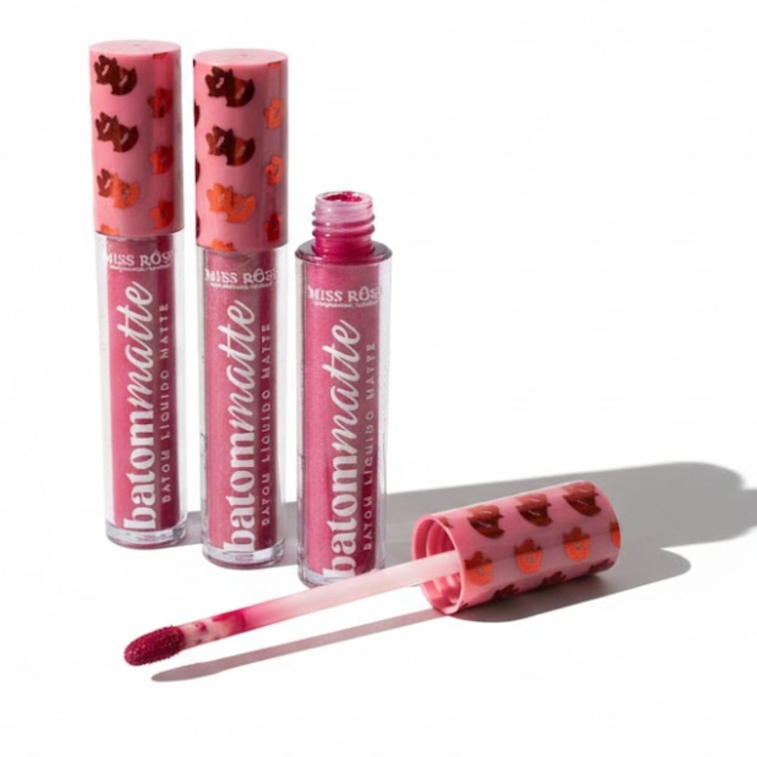 Batom Líquido Matte Miss Rôse MR044/C Rosa - Virtual Make | Maquiagem ...