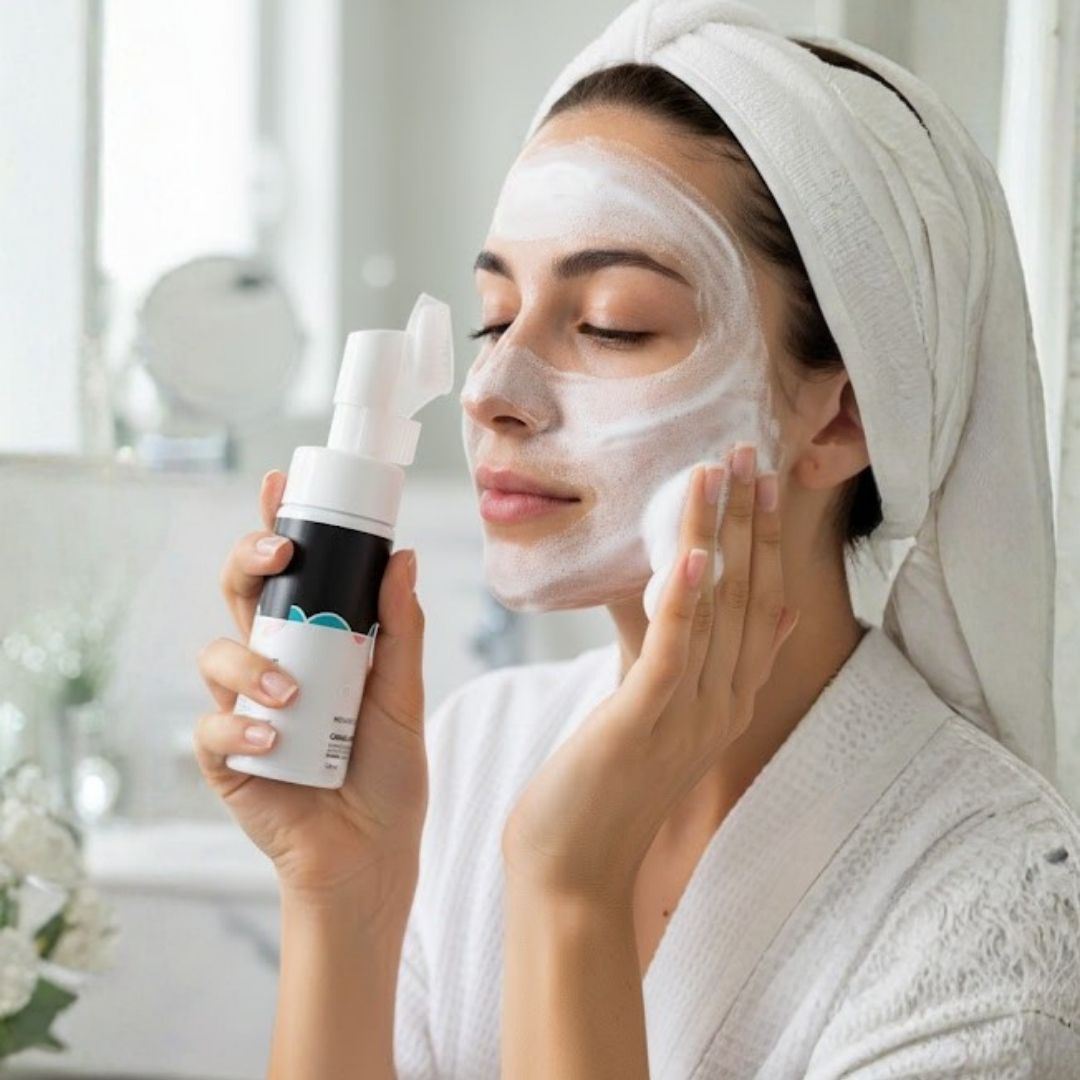 Mousse de Limpeza Facial Carvão Ativado Alleva Kit 3 - Virtual
