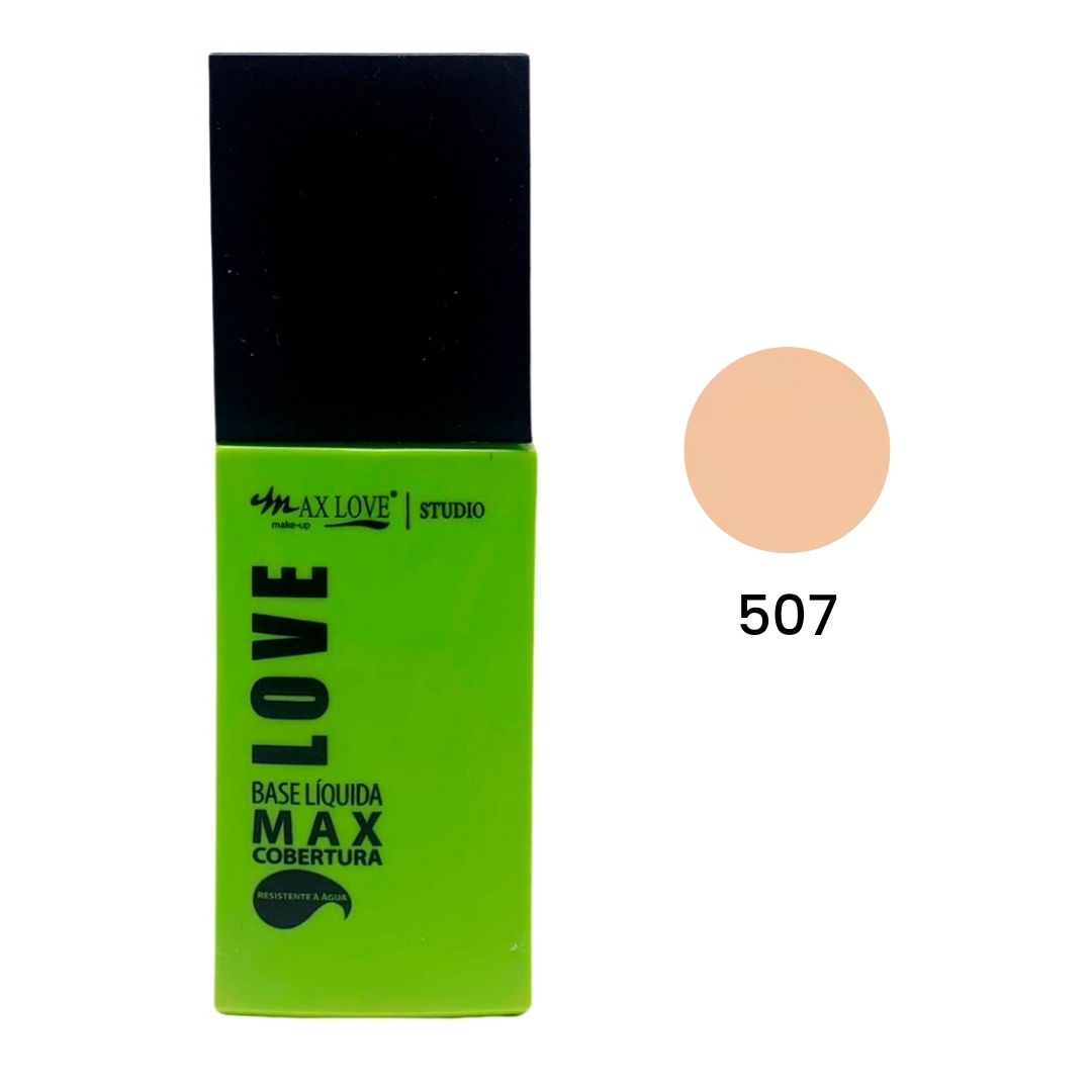 Base Líquida Max Love 507 Max Cobertura Matte - Virtual Make ...