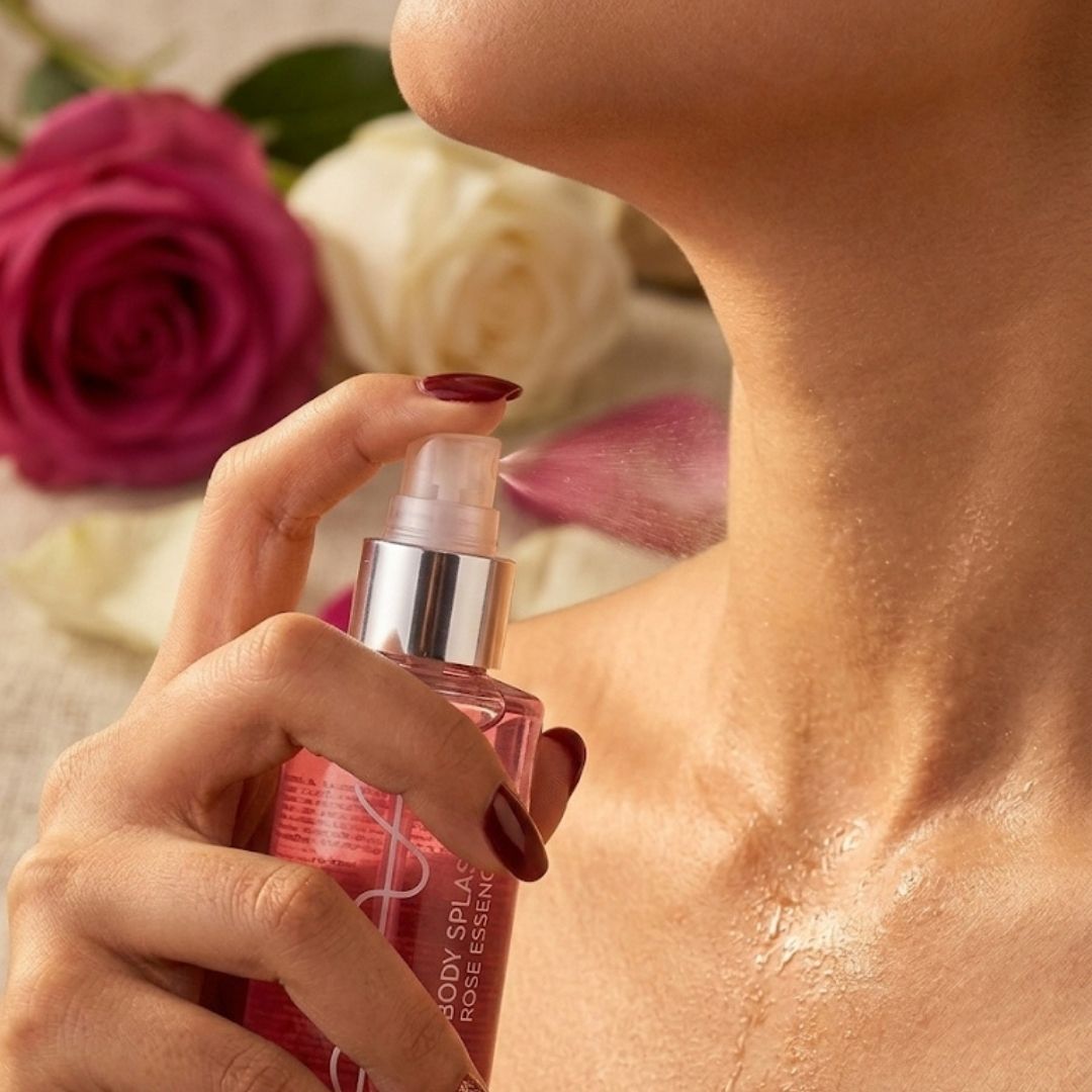 Body Splash Rose Essence 200ml Alleva Floral - Virtual Make
