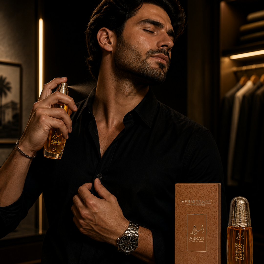 Perfume Asrar Pour Homme 30ml Vernissagem - Virtual Make