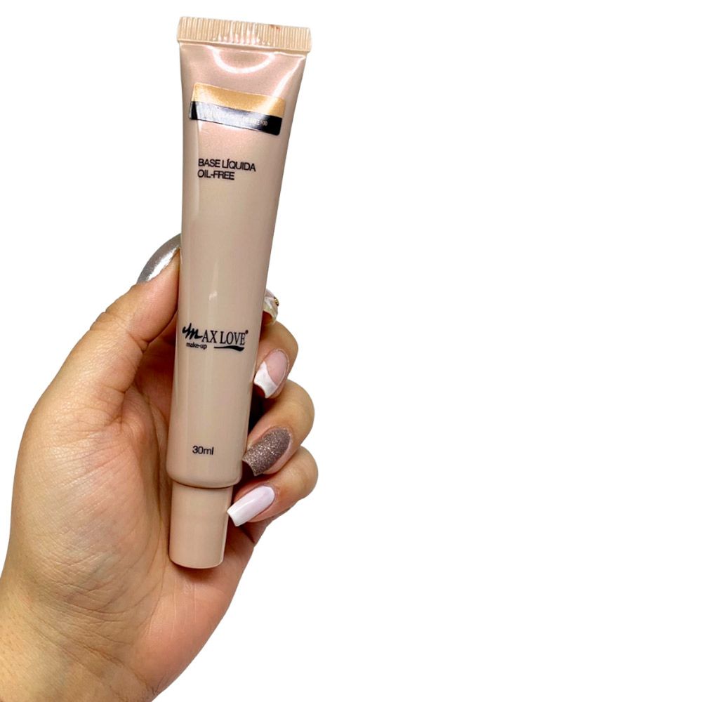 Base Líquida Matte Oil Free Max Love - Tons Claros Maquiagem - Virtual ...