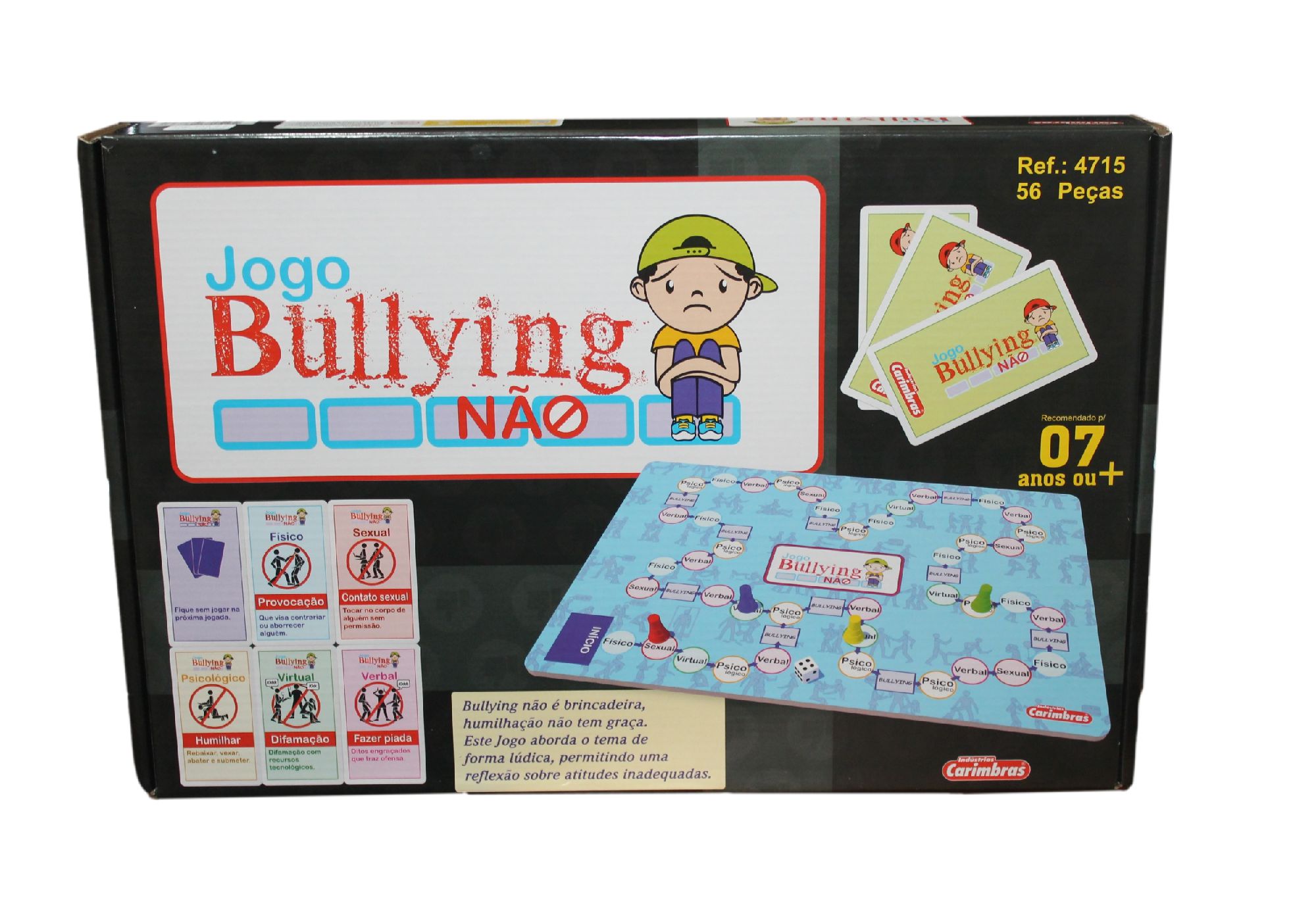 Jogo de tabuleiro «Bullying: um dia na escola» 