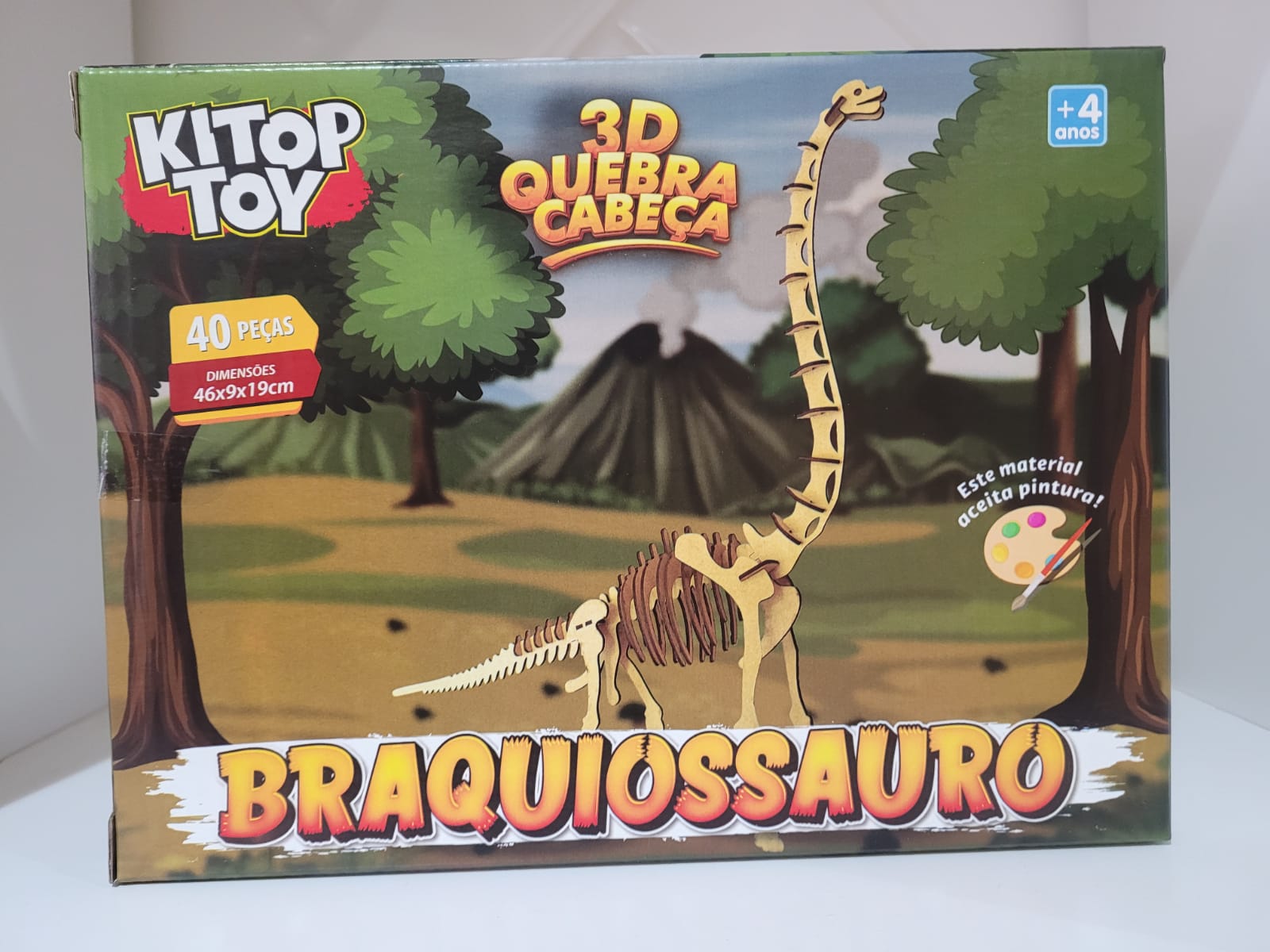 Quebra Cabeça 3D Dinossauro Pterodátilo