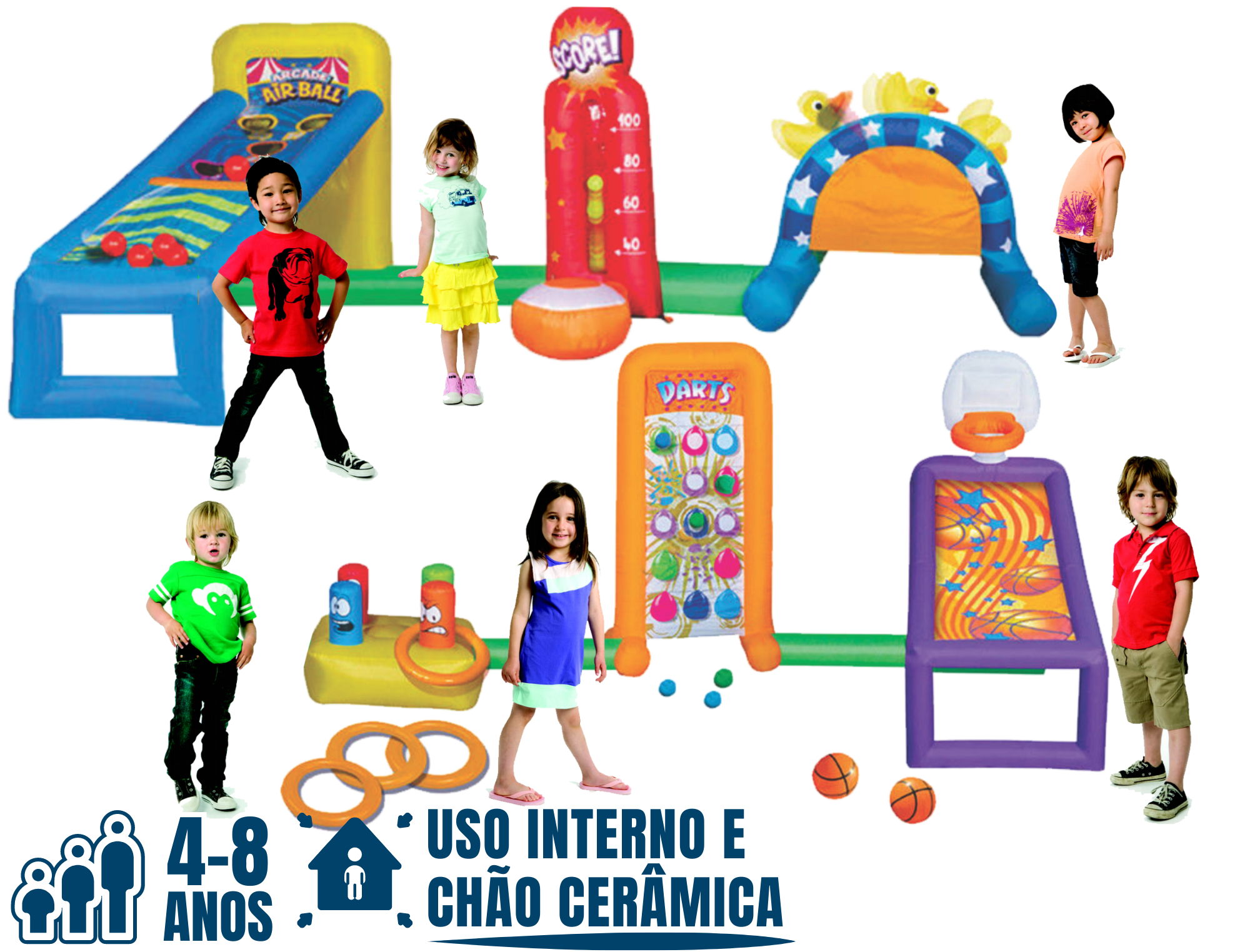 Jogo Alvo Game Ball 20 Bolinhas Coloridas Infantil Pontos