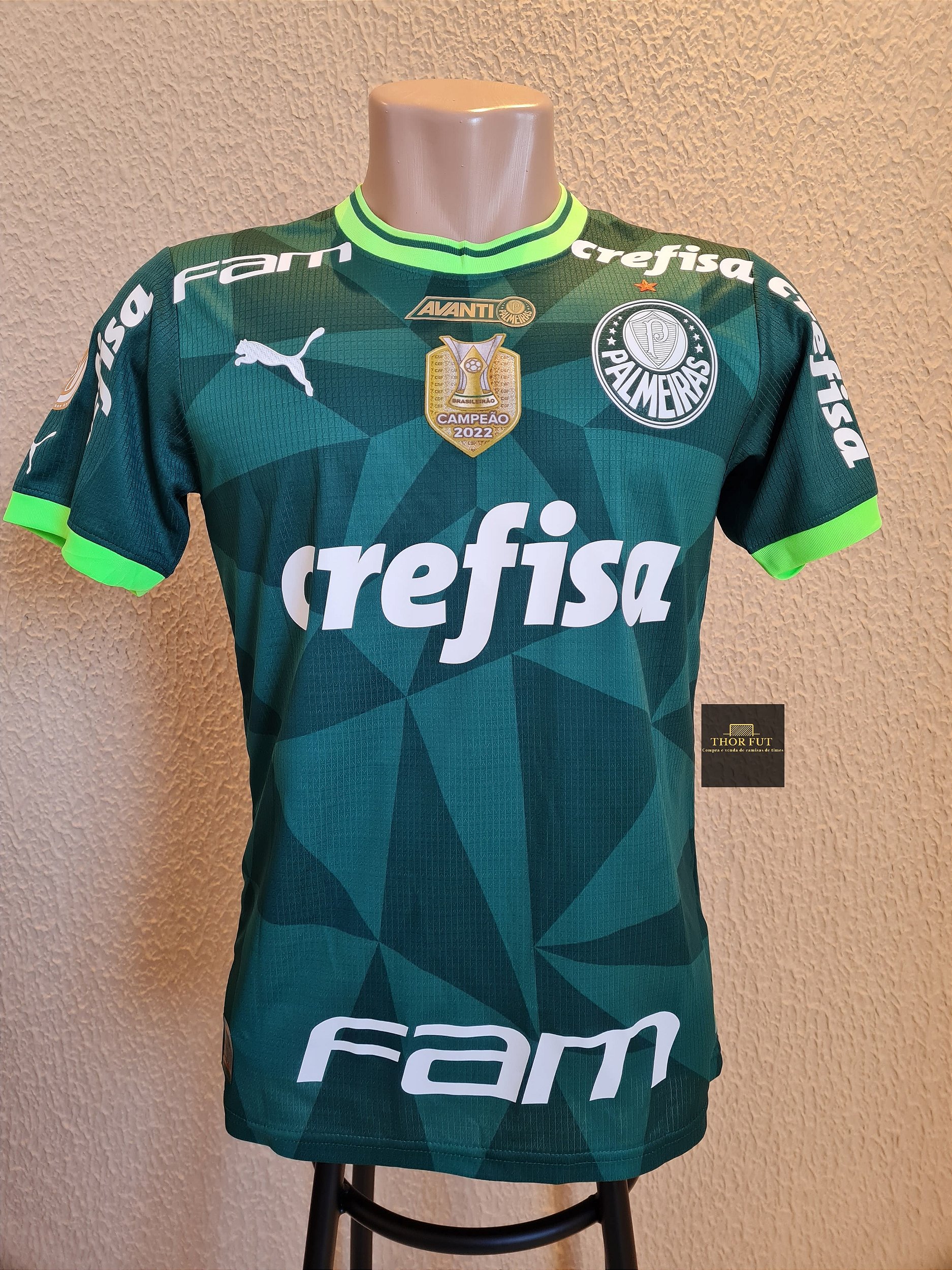 Camisa Palmeiras original de jogo 2023 #14 Artur - Thor Fut