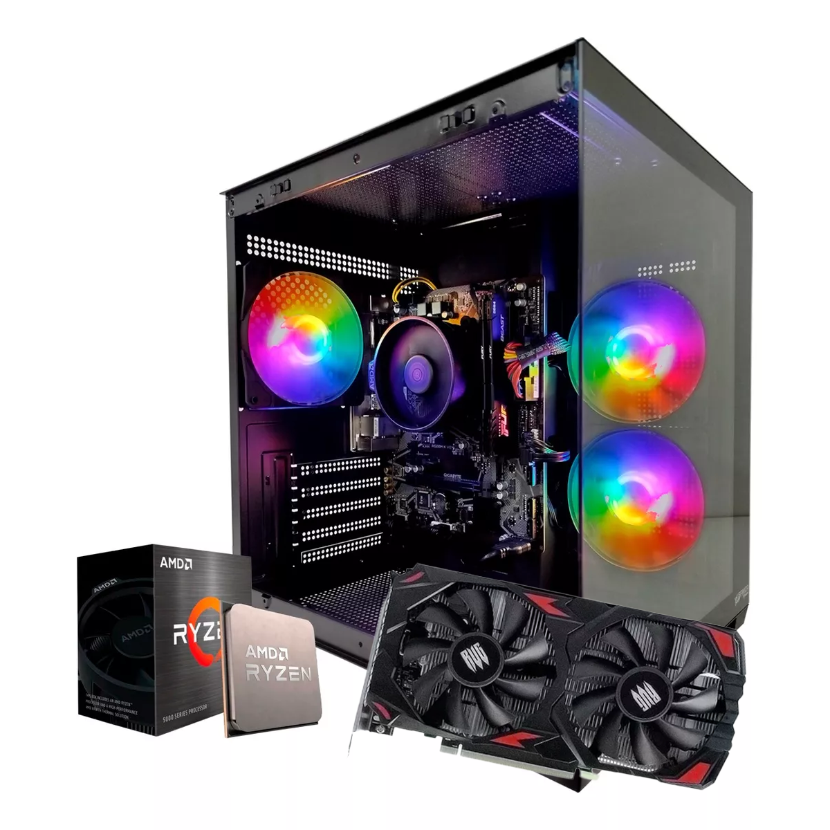 PC GAMER RYZEN 7 5700X | RX 580 SANTA EFIGÊNIA - INFO3