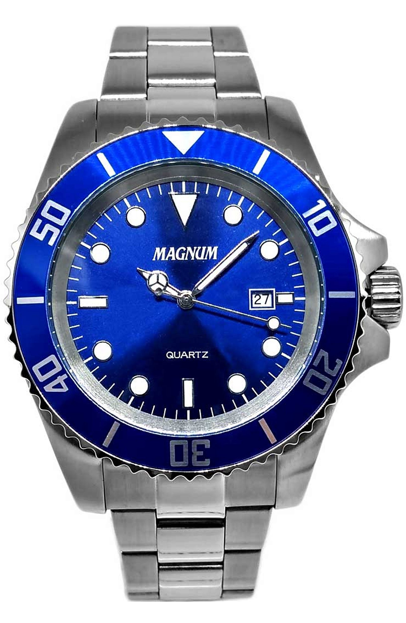 Relógio Magnum Masculino Prata - MA33068T