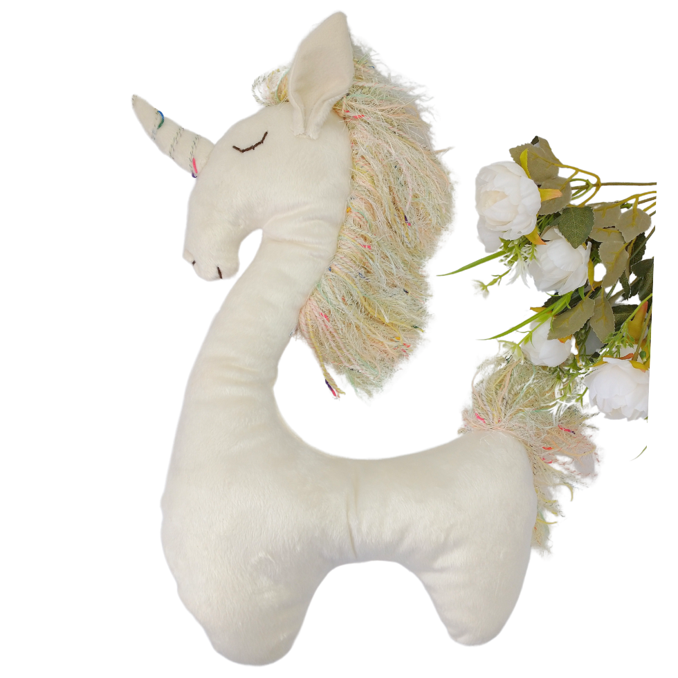 Plush unicorn sale pillow