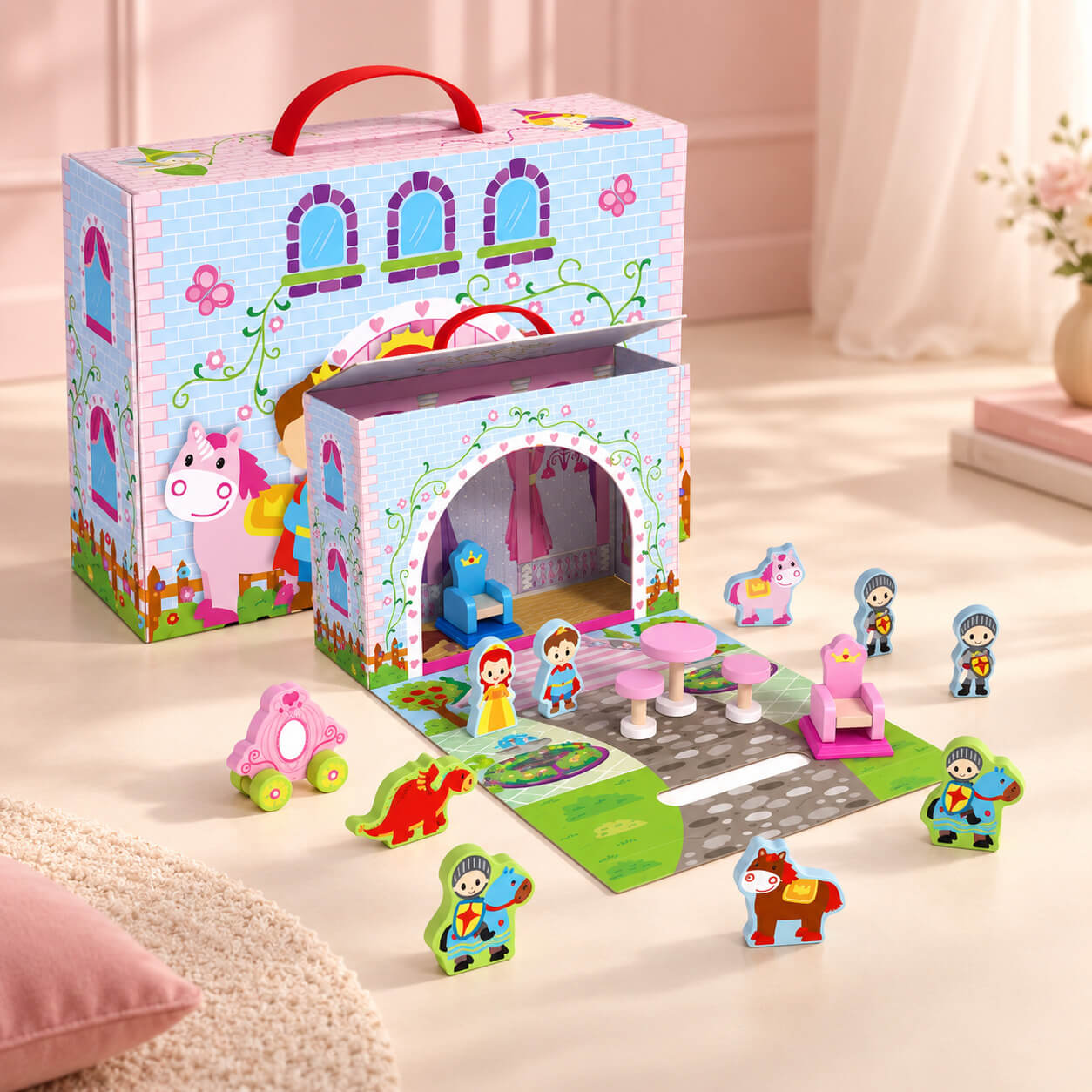 Caixa Divertida - Castelo Tooky Toy - Educativos Brinquedos