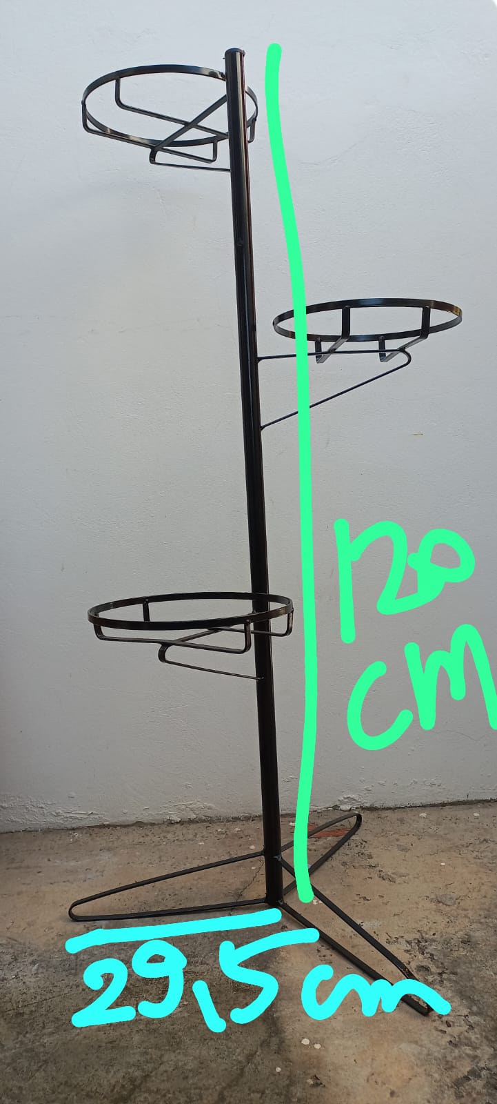 Suporte de Chão para Samambaia com 3 lugares - Meu Kokedama