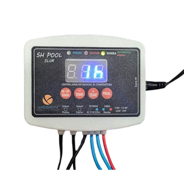 CONTROLADOR DIFERENCIAL DE TEMPERATURA SHPOOL SLIM - IONDROP