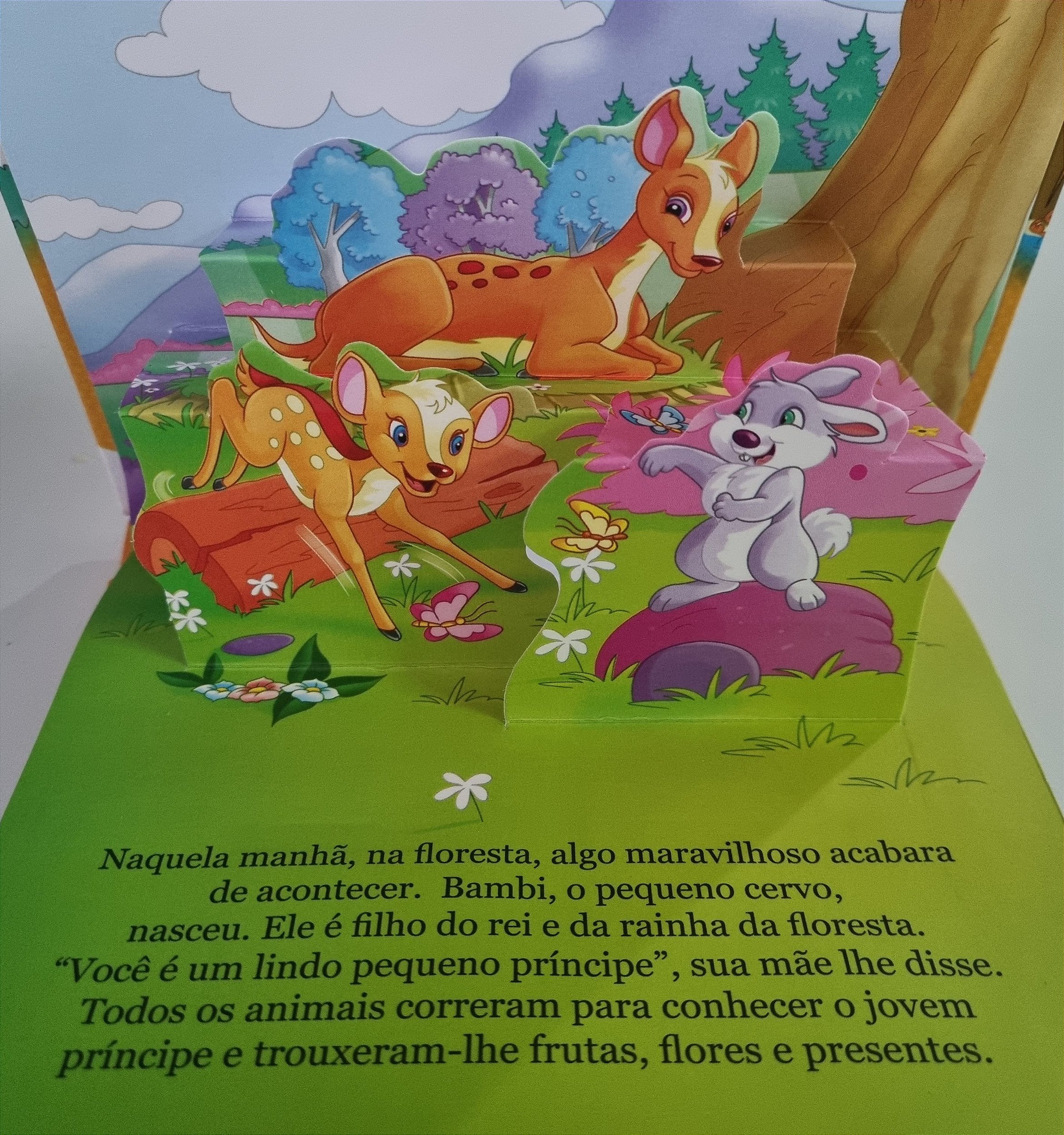 Bambi Livro Infantil Com Pop Up Miniteca Livraria Infantil 2387