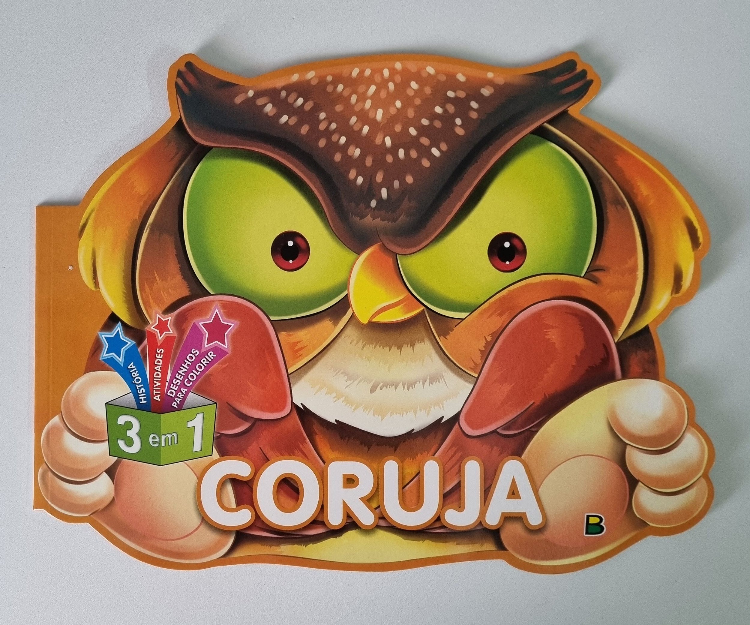 Desenho de Colorir com números: Coruja para colorir