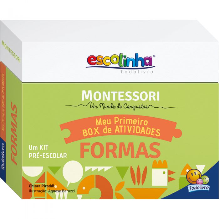 Meu Primeiro Box De Atividades Formas Miniteca Livraria Infantil 9613