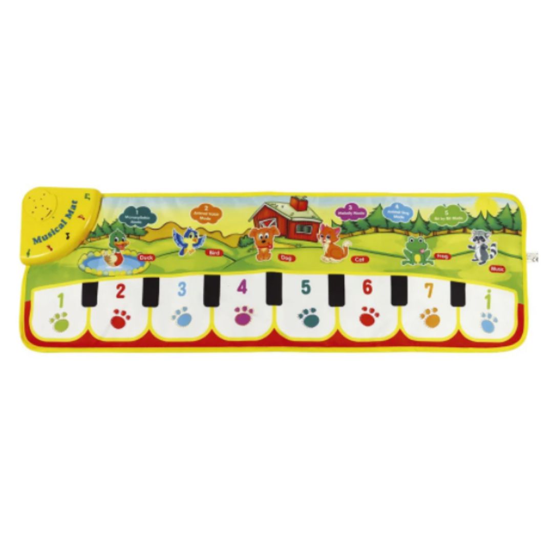 Brinquedo tapete Piano fazendinha infantil kababy