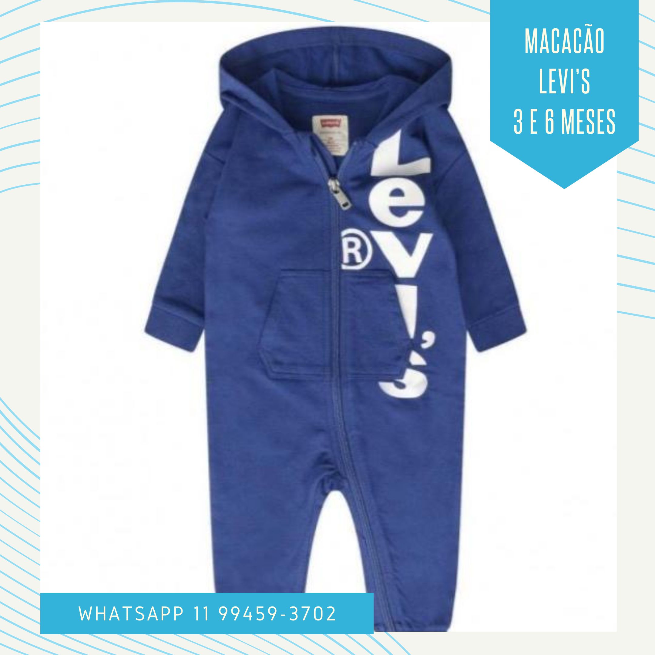 Macacão de bebê Levi's - Baby Buys Brasil