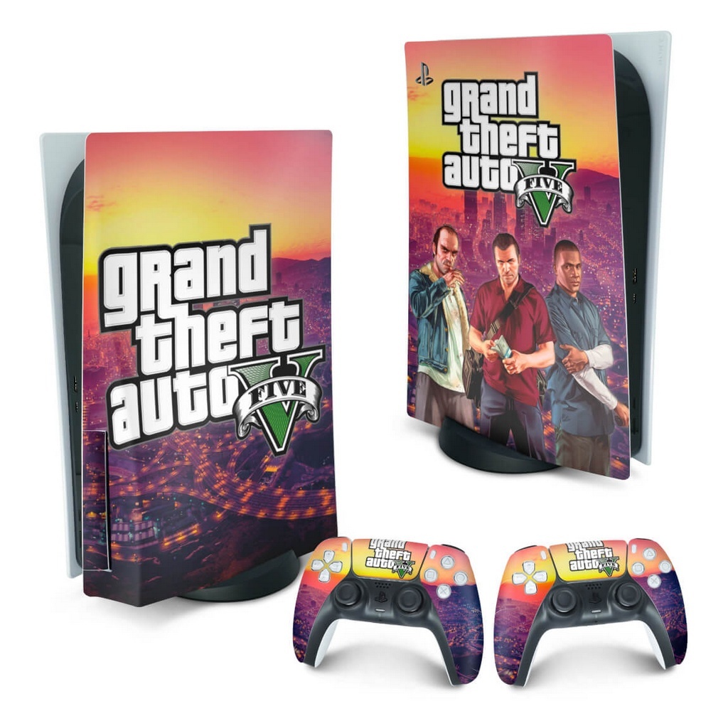 PS3 Controle Skin - Gta V 5 - Pop Arte Skins Atacado