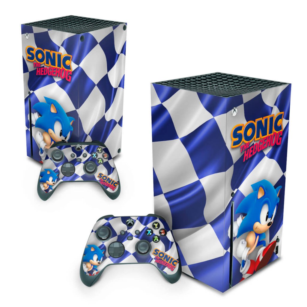 Skin Xbox 360 Controle - Sonic The Hedgehog - Pop Arte Skins