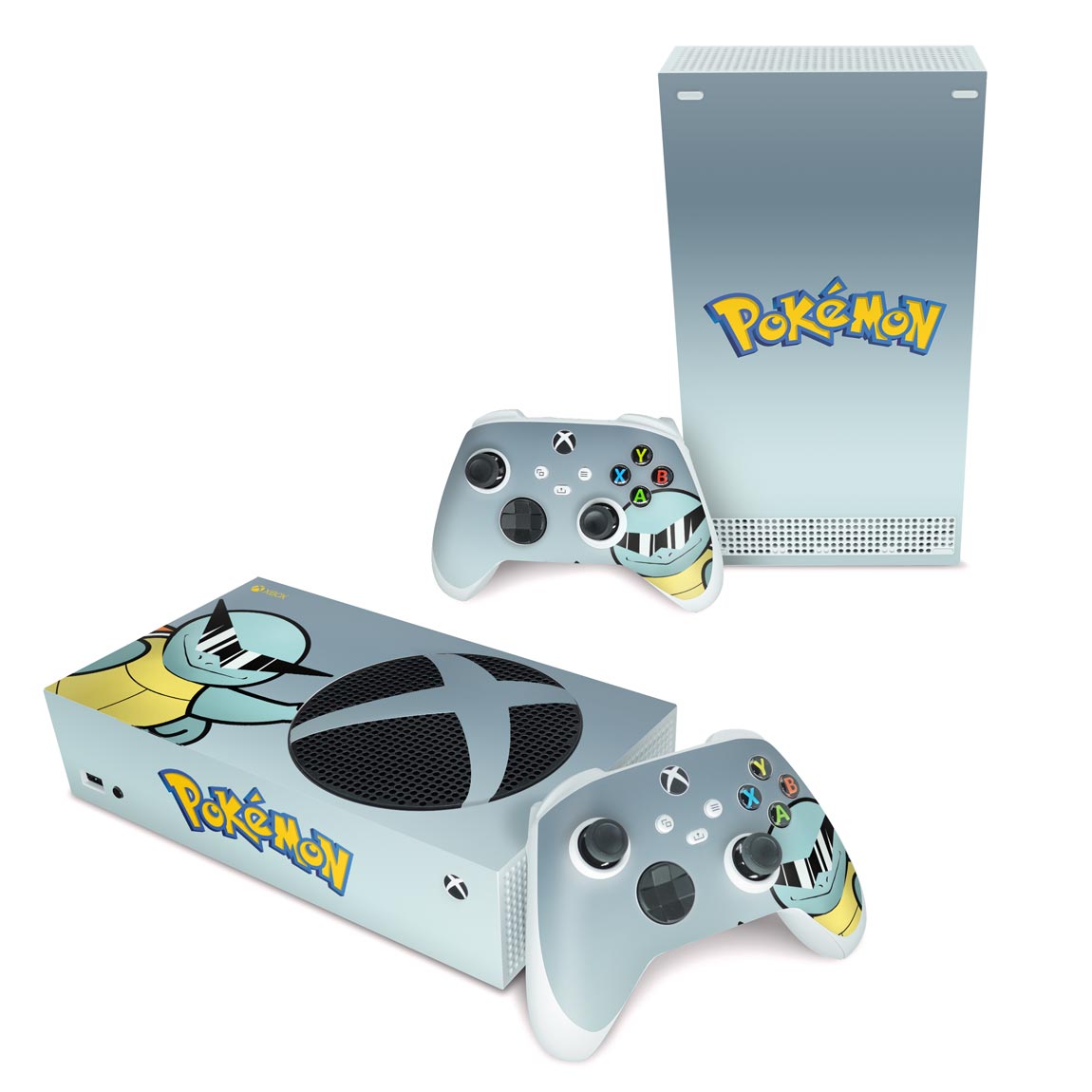 Xbox Series S Skin - Pokemon Squirtle - Pop Arte Skins Atacado