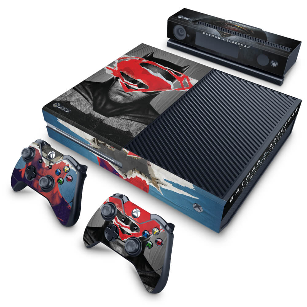 Xbox One Fat Skin Batman Vs Superman Pop Arte Skins Atacado