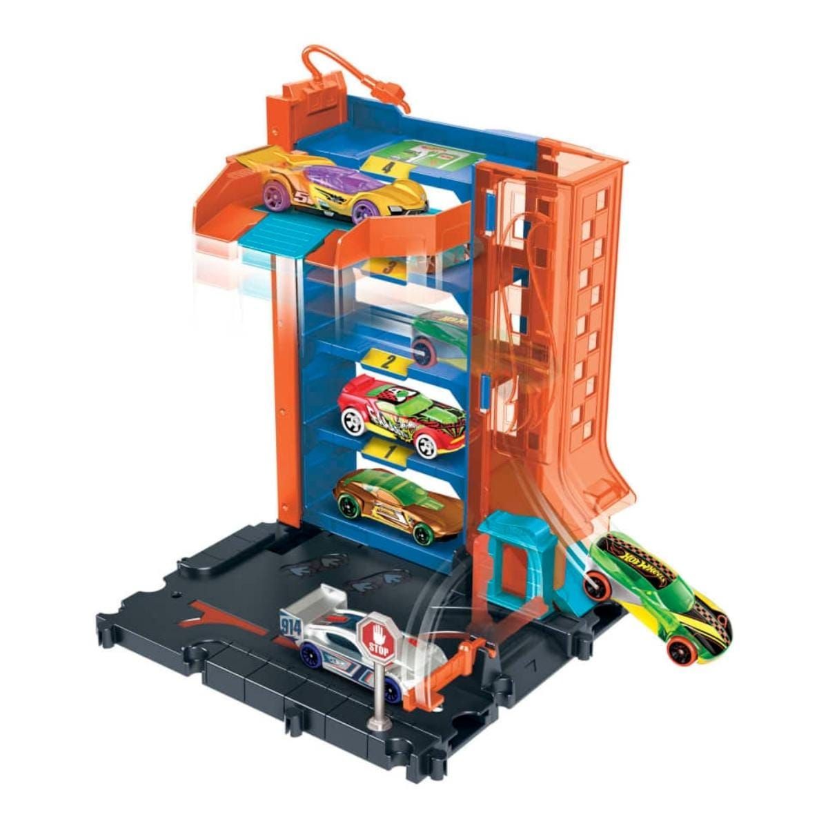 PISTA GARAGEM ELEVADOR CARRO HOT WHEELS CITY ESTACIONAMENTO - Lojas Ite  Bebê - Produtos infantis