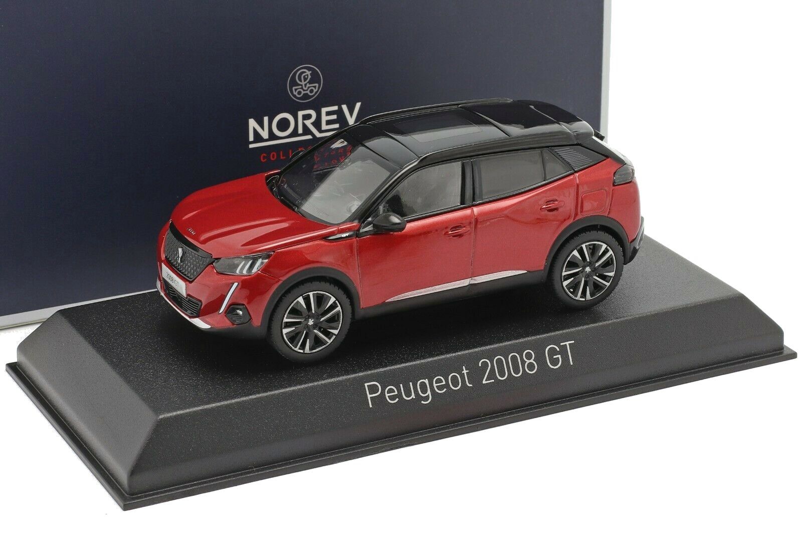 Miniatura Peugeot 2008 GT 2020 Elixir Red Norev 1:43 - SG SWEDEN 🇸🇪