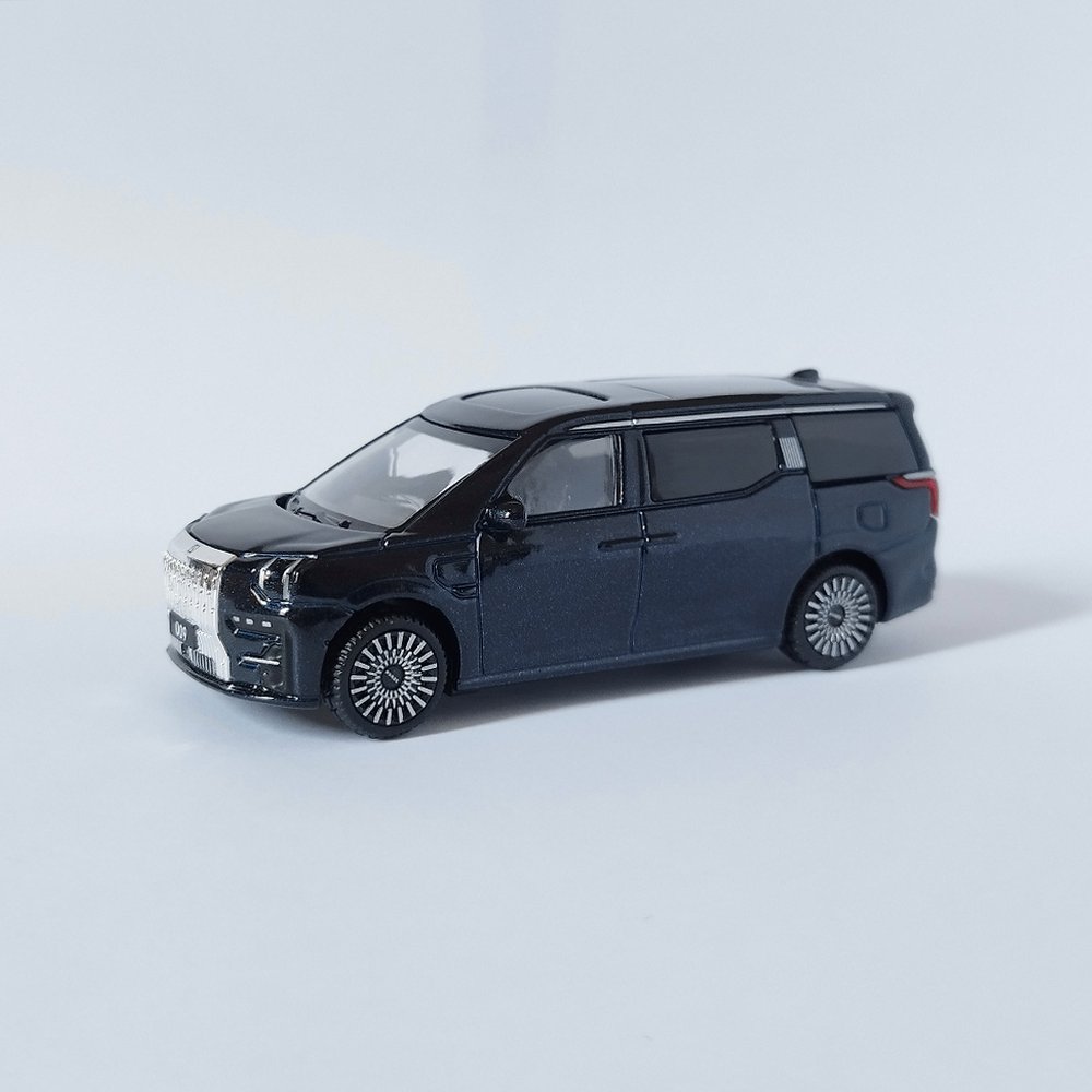 Miniatura ZEEKR 009 MPV Van 2023 Azul Burago 1/64 8CM - SG SWEDEN 🇸🇪