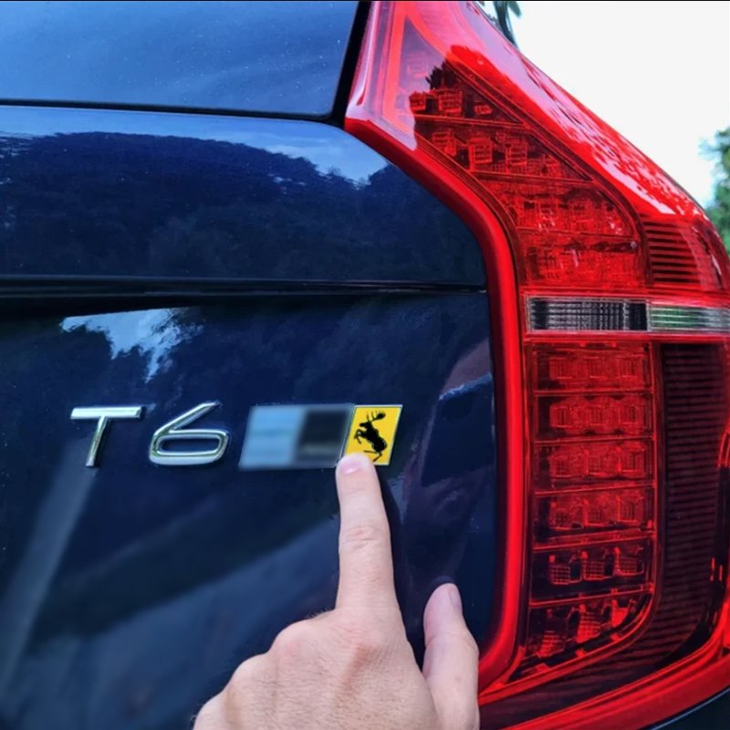 Tuning Accessori Volvo Adesivo Emblema 3D Per Volvo XC40 2023-2024 - Foto 5